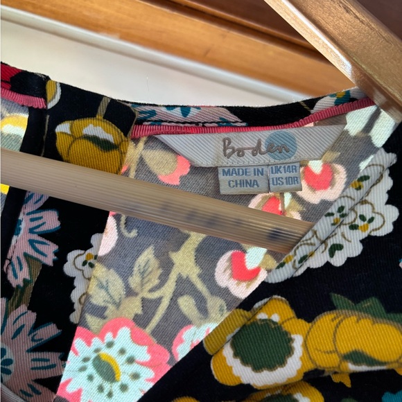 Boden Carina Stretch Cotton Floral Print Women's Dress - Picture 6 of 6